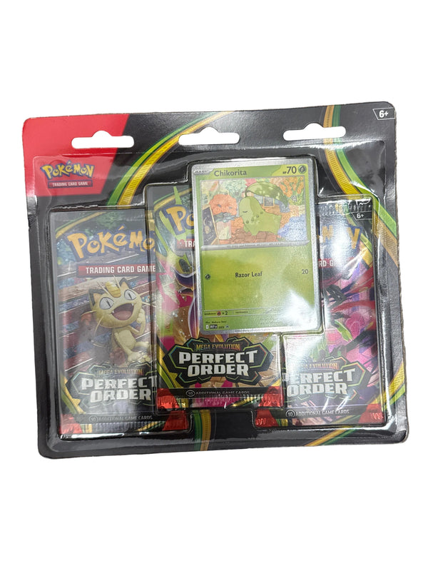 Pokemon Mega Evolution Perfect Order 3 Pack Booster Set