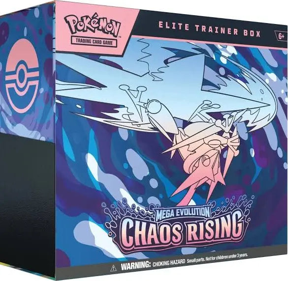The Pokemon TCG: Mega Evolution- Chaos Rising Elite Trainer Box
