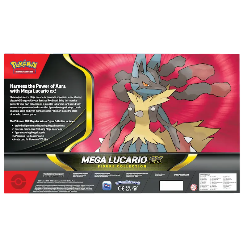 The Pokemon TCG: Mega Lucario ex Figure Collection