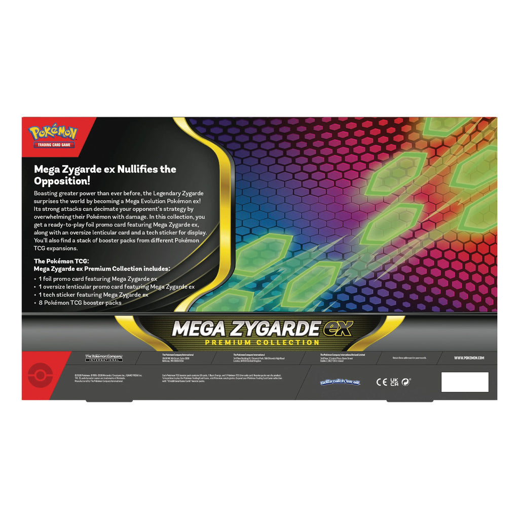 The Pokemon Mega Zygrade EX Premium Collection