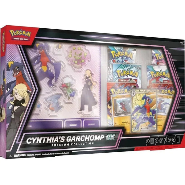 The Pokemon TCG: Cynthia's Garchomp ex Premium collection