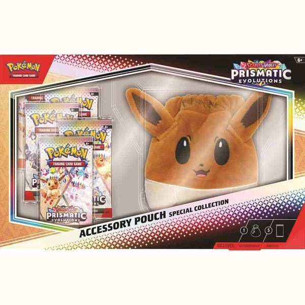 The Pokemon TCG: Scarlet & Violet- Prismatic Evolutions Accessory Pouch Special collection