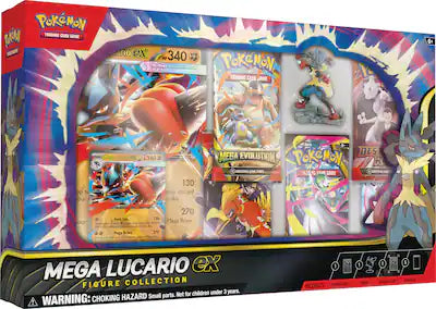 The Pokemon TCG: Mega Lucario ex Figure Collection