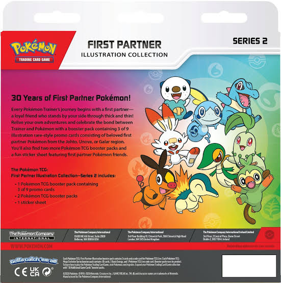 Pokemon TCG First Partner Illustration Rare Series 2