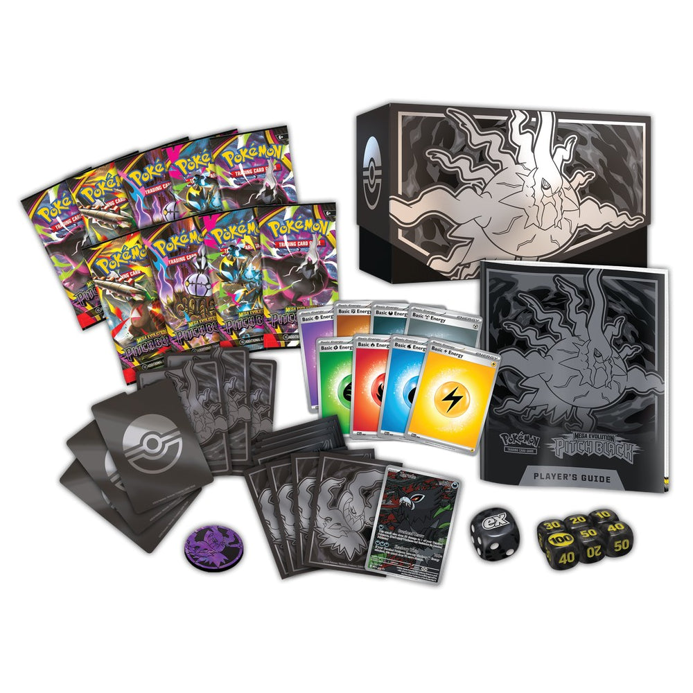 The Pokemon TCG: Mega Evolution Pitch Black ETB