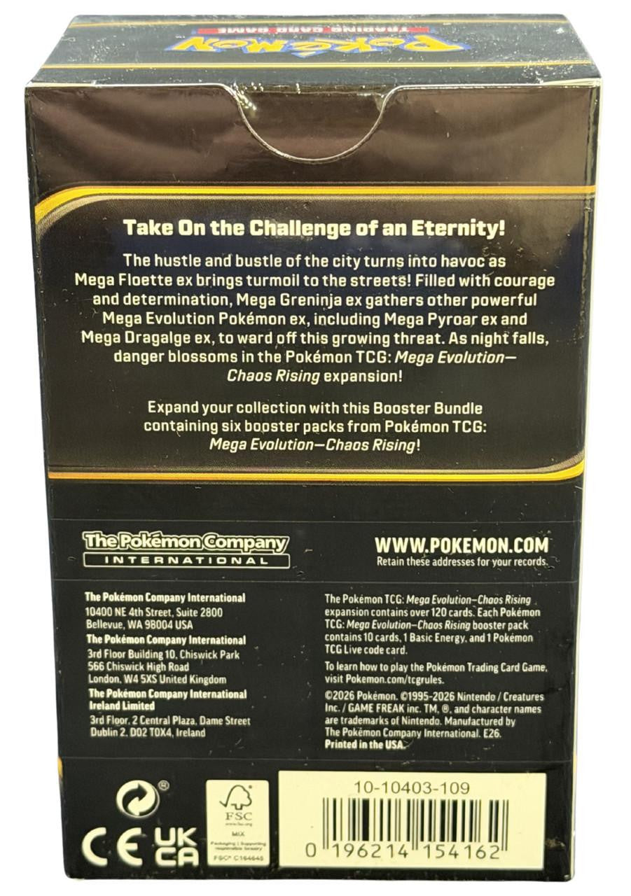 Pokemon Mega Evolution Chaos Rising Booster Bundle